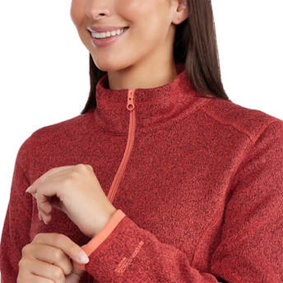 NEW Stormpack Sunice Bonded Full Zip Fleece Jacket | Red - Picture 6 of 8